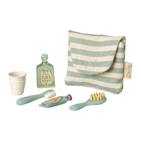 MAILEG - MOUSE HOME & ACC MOUSE: TOOTH BRUSH SET BLUE