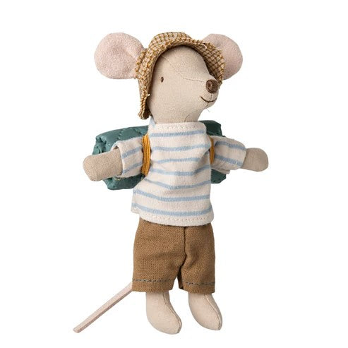 MAILEG - MOUSE: HIKER BIG BROTHER STRIPES 