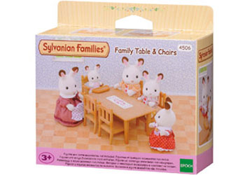 SYLVANIAN FAMILIES - FAMILY TABLE AND CHAIRS