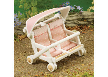 SYLVANIAN FAMILIES - DOUBLE PUSH CHAIR FOR TWINS