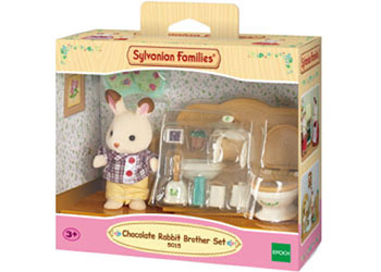 SYLVANIAN FAMILIES - CHOCOLATE RABBIT BROTHER SET