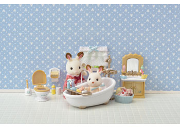 SYLVANIAN FAMILIES - COUNTRY BATHROM SET