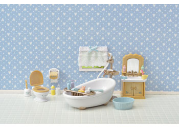 SYLVANIAN FAMILIES - COUNTRY BATHROM SET