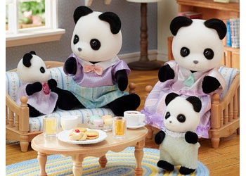 SYLVANIAN FAMILIES - POOKIE PANDA FAMILY