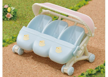 SYLVANIAN FAMILIES - TRIPLETS STROLLER