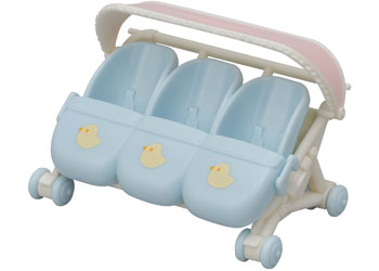 SYLVANIAN FAMILIES - TRIPLETS STROLLER