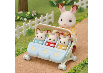 SYLVANIAN FAMILIES - TRIPLETS STROLLER