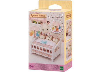 SYLVANIAN FAMILIES - CRIB WITH MOBILE