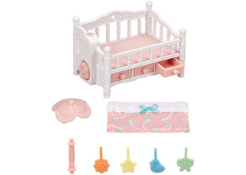 SYLVANIAN FAMILIES - CRIB WITH MOBILE