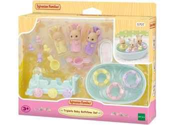 SYLVANIAN FAMILIES - TRIPLETS BABY BATHTIME SET