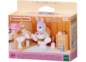 SYLVANIAN FAMILIES - TOILET SET 