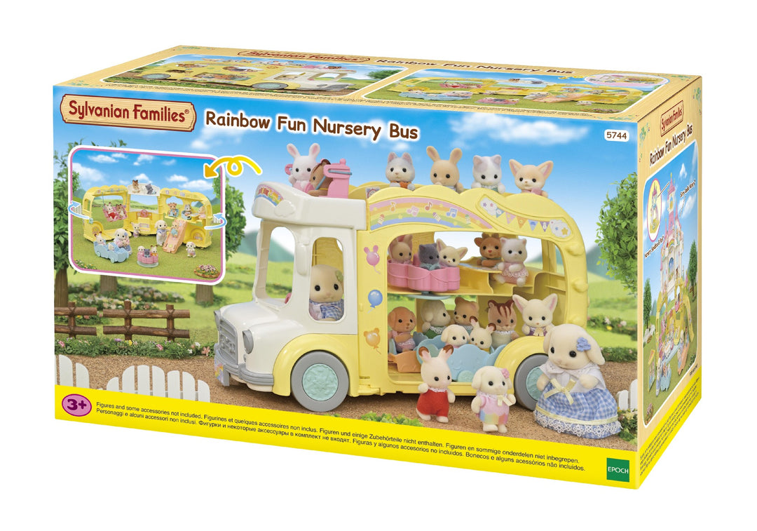SYLVANIAN FAMILIES - RAINBOW FUN NURSERY BUS