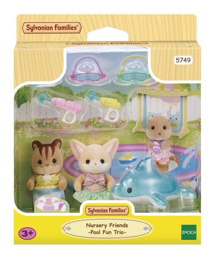 SYLVANIAN FAMILIES - NURSERY FRIENDS POOL TRIO