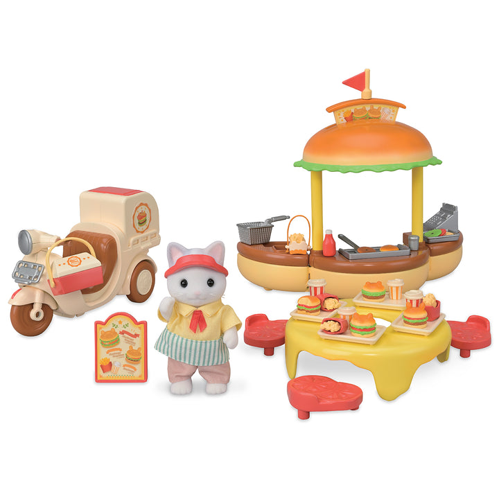 SYLVANIAN FAMILIES - HAMBURGER STAND
