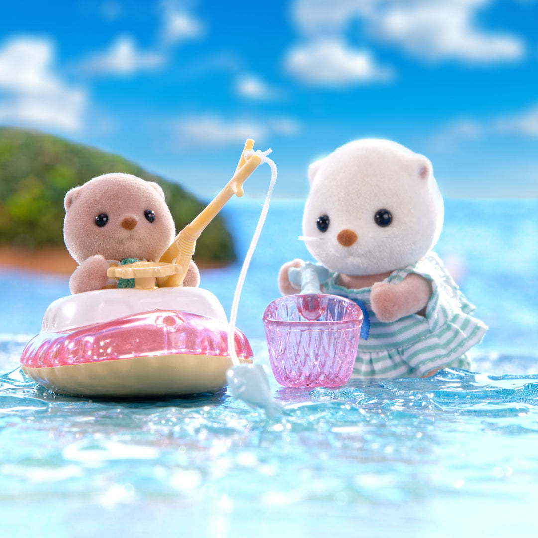 SYLVANIAN FAMILIES - SEA OTTER SISTERS: SPLASHY SNORKEL SET