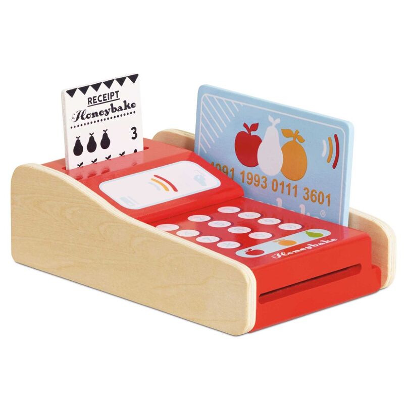 LE TOY VAN - HONEYBAKE: WOODEN SHOP CARD MACHINE 