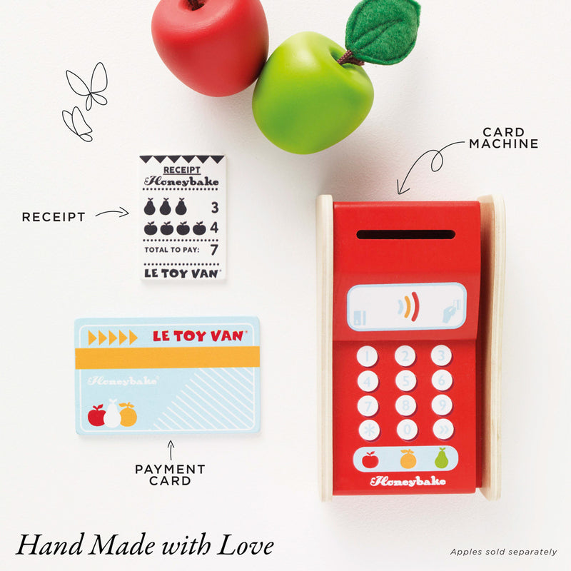 LE TOY VAN - HONEYBAKE: WOODEN SHOP CARD MACHINE 