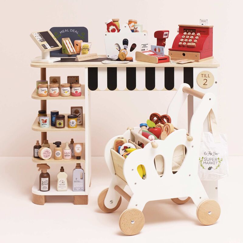 LE TOY VAN - HONEYBAKE: WOODEN SHOP CARD MACHINE 
