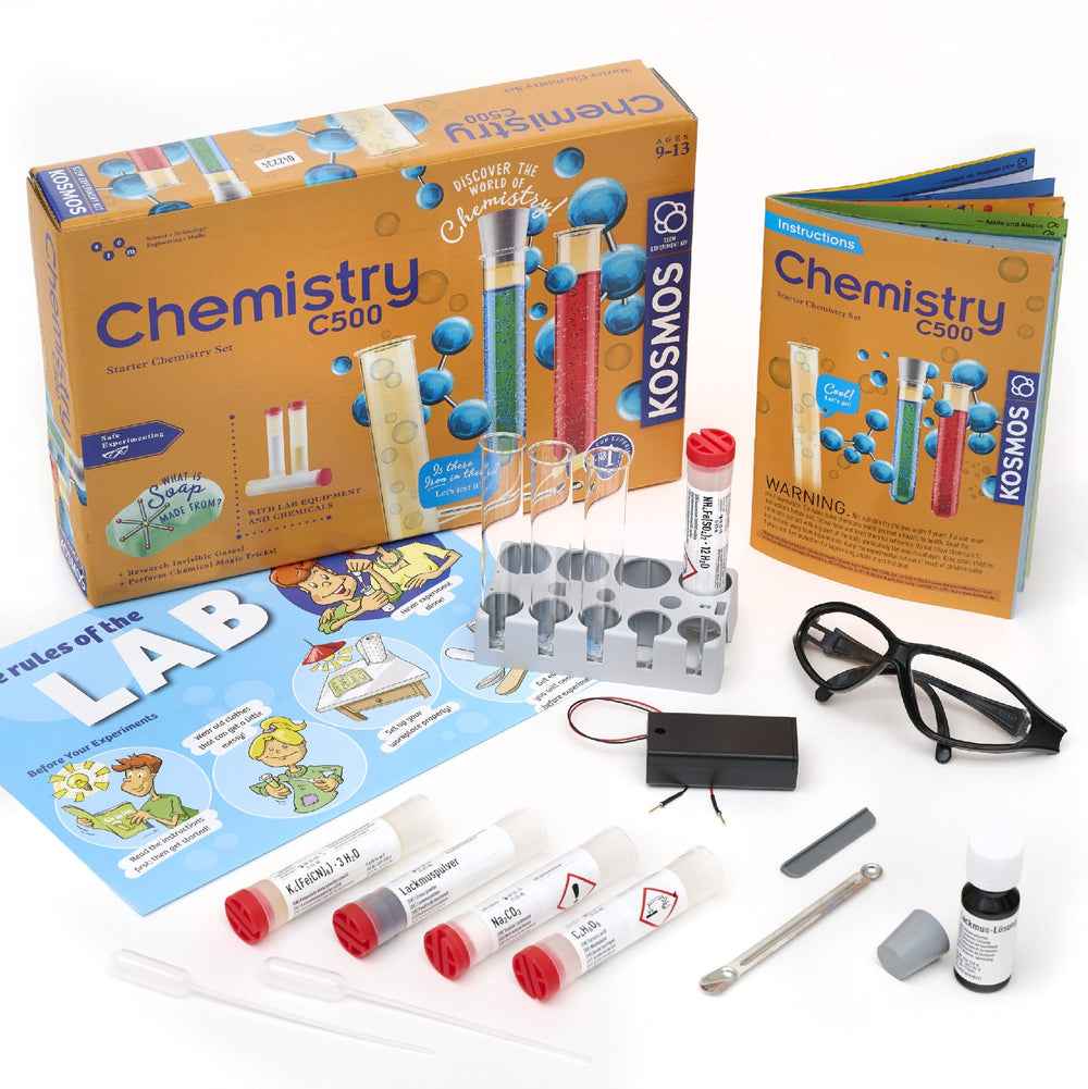 THAMES & KOSMOS - CHEMISTRY C500: 28 EXPERIMENTS