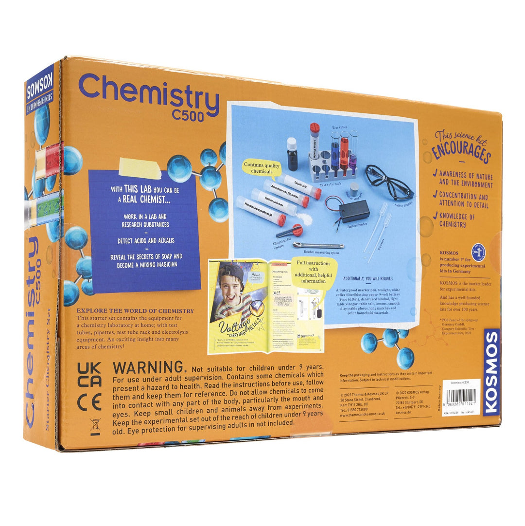 THAMES & KOSMOS - CHEMISTRY C500: 28 EXPERIMENTS