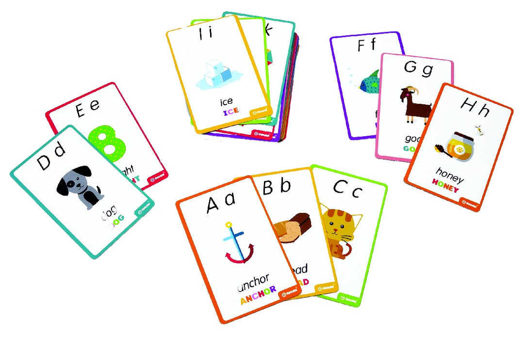 SVOORA - WOODEN ALPHABET PUZZLE WITH FLASH CARDS 