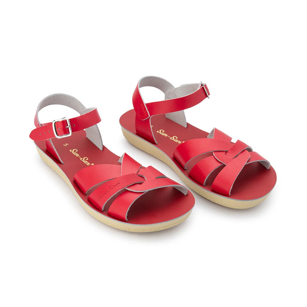 SALTWATER ADULT SUNSAN SWIMMER SANDAL: RED – Treetop Toy Shop