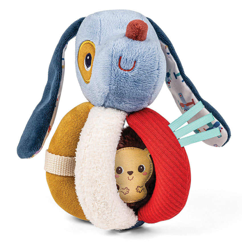 LILLIPUTIENS - JULES DOG RATTLE WITH HANDLES 