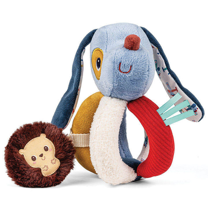 LILLIPUTIENS - JULES DOG RATTLE WITH HANDLES 