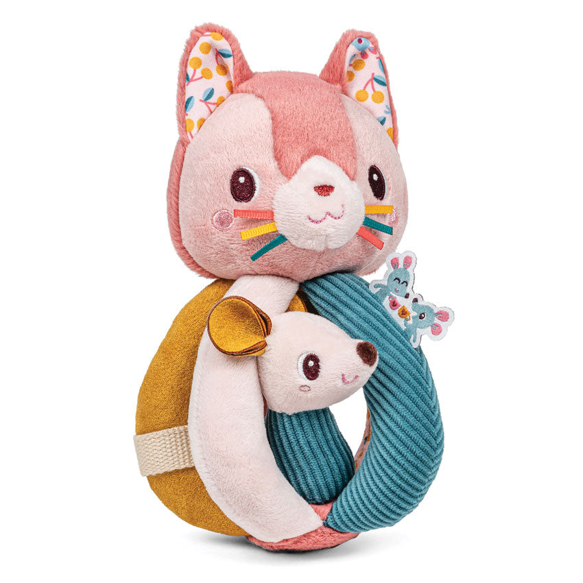 LILLIPUTIENS - JEANNE CAT RATTLE WITH HANDLES