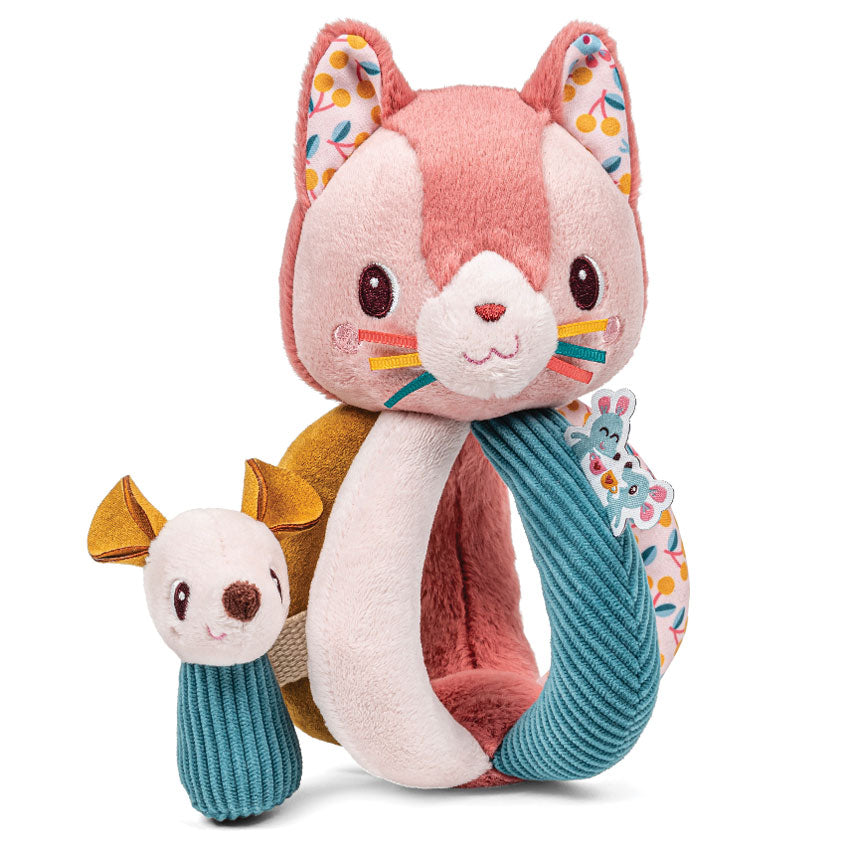 LILLIPUTIENS - JEANNE CAT RATTLE WITH HANDLES