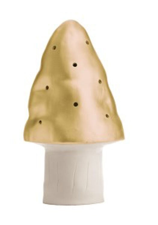 HEICO - SMALL MUSHROOM LAMP: GOLD 