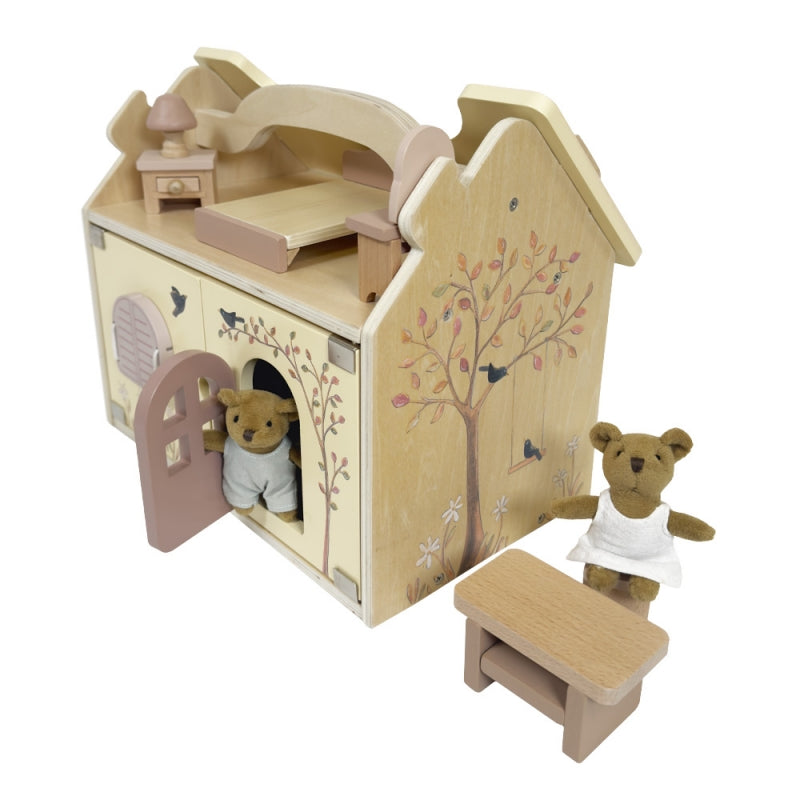 EGMONT - WOODEN DOLL HOUSE FOR TEDDY BEAR 