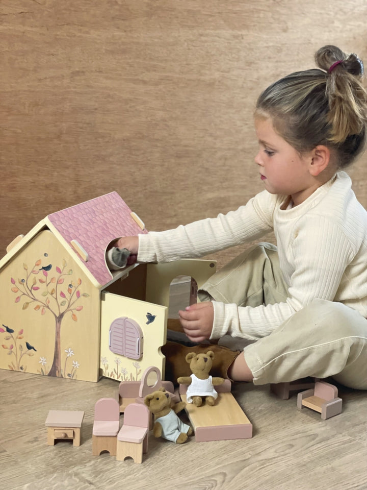 EGMONT - WOODEN DOLL HOUSE FOR TEDDY BEAR 