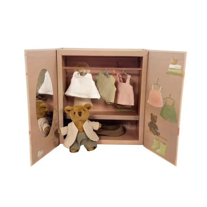 EGMONT - WARDROBE WITH BEAR AND CLOTHING 