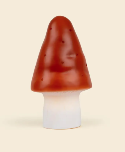 HEICO - SMALL MUSHROOM LAMP: RED BRICK