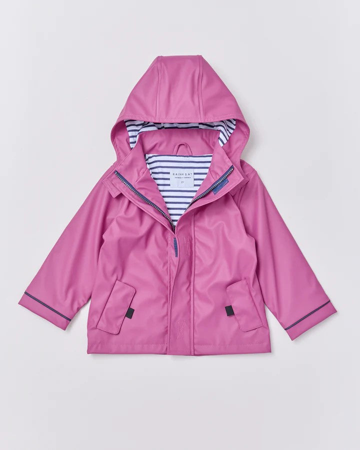 RAINKOAT - STRIPY SAILOR: WILD BERRY [sz:1 YR]