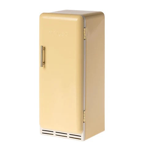 MAILEG - FURNITURE: MINIATURE FRIDGE YELLOW 