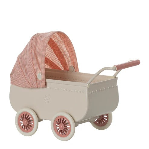 MAILEG - HOME & ACC: PRAM FOR MOUSE CORAL 