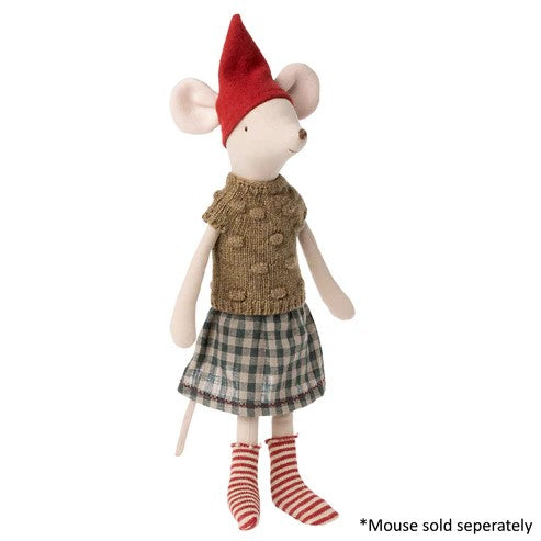 MAILEG - CHRISTMAS CLOTHES FOR MOUSE GIRL 