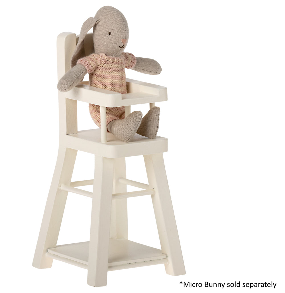 MAILEG - HOME & ACC: HIGH CHAIR FOR MICRO OFF WHITE 