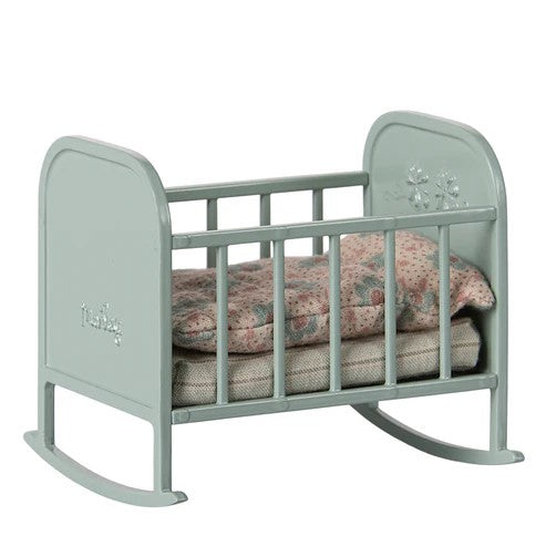 MAILEG - FURNITURE: CRADLE BLUE 
