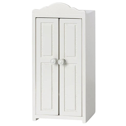 MAILEG - FURNITURE: MINIATURE CLOSET FOR MOUSE WHITE 