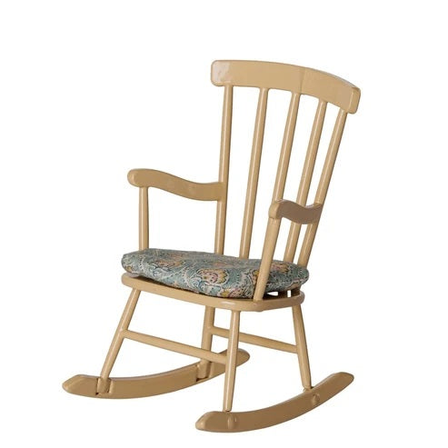 MAILEG - FURNITURE: ROCKING CHAIR FOR MOUSE WHEAT