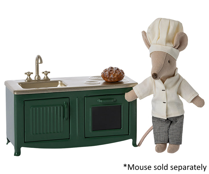 MAILEG - KITCHEN: FOR MOUSE HOUSE DARK GREEN