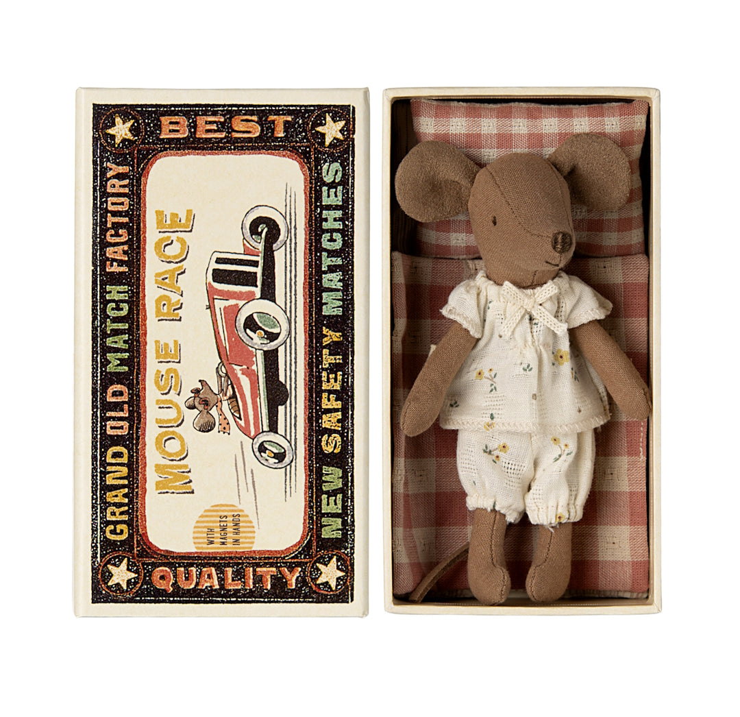 MAILEG - MOUSE: BIG SISTER IN A MATCHBOX 
