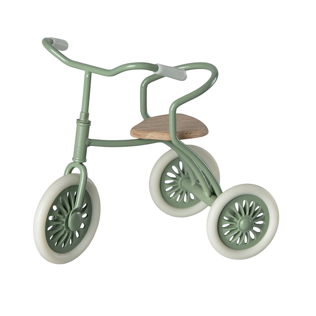 MAILEG - HOME & ACC: ABRI A MOUSE TRICYCLE GREEN 