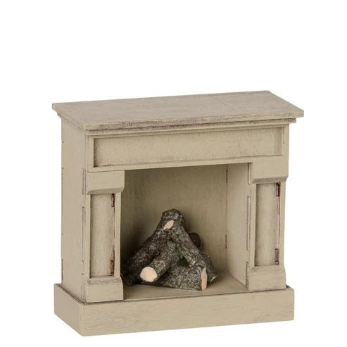 MAILEG - HOME & ACC: FIRE PLACE MOUSE OFF WHITE 