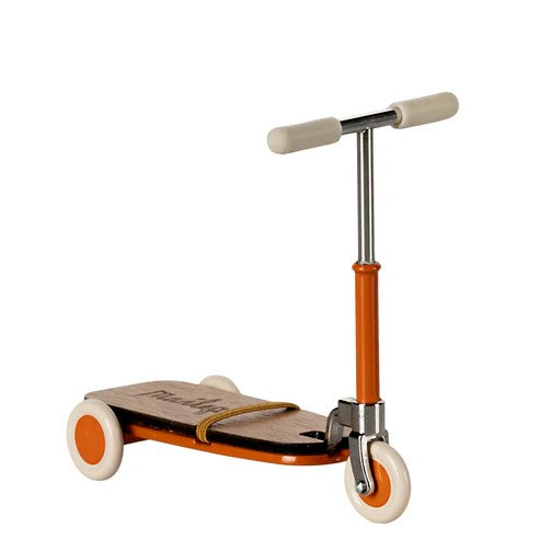 MAILEG - KICKBOARD SCOOTER FOR MOUSE: ORANGE 
