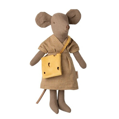 MAILEG - MOUSE: MUM LIGHT BROWN 