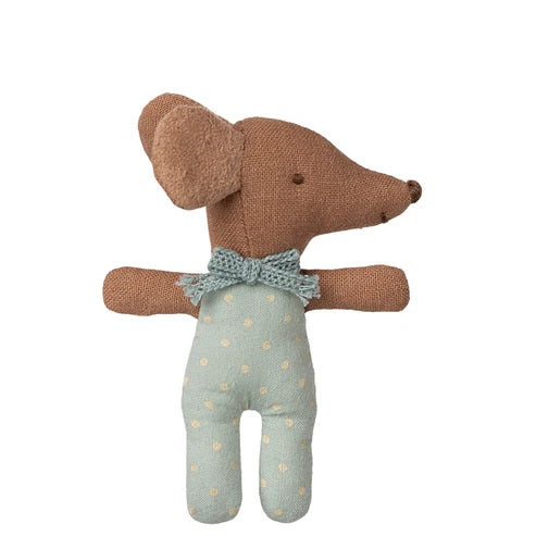 MAILEG - MOUSE: BABY SLEEPY WAKEY BLUE IN A BOX